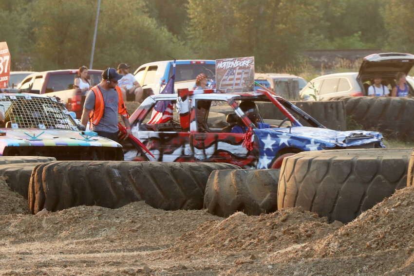 Derby Contestant #40, driven by Wyatt Hottendorf of Chehalis, placed first place in the youth racer competition at the Summerfest Demolition Derby on July 4 at the Southwest Washington Fairgrounds. The same vehicle was later driven by Scott Brown from Centralia and won the Import Main Demolition Derby.