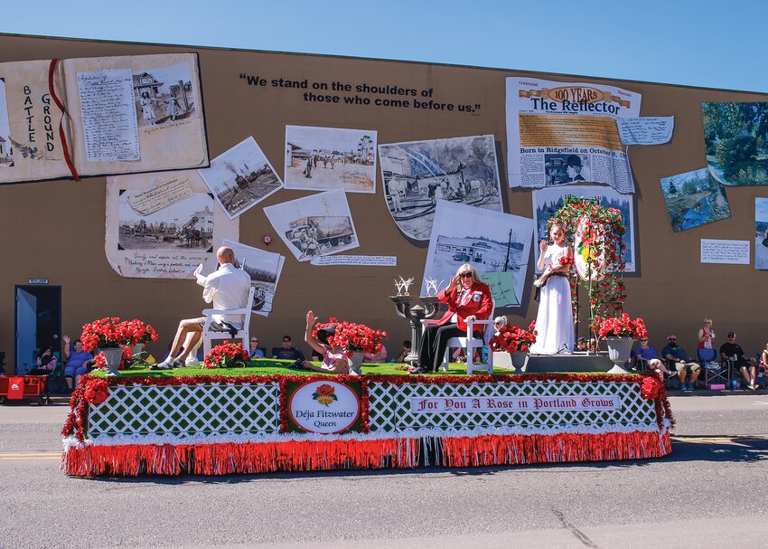 The Royal Rosarians of Portland are pictured during the Harvest Days Parade on Main Street in Battle Ground on Saturday, July 15.