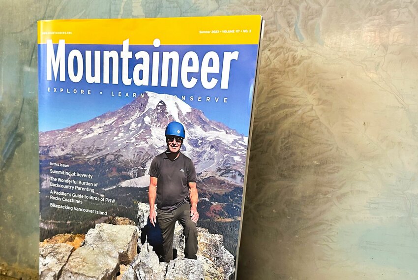 Neal Kirby is featured on the cover of the summer edition of Mountaineer magazine.