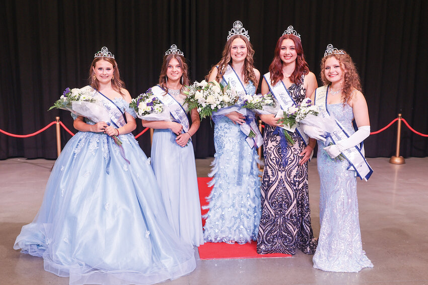 The Miss Teen La Center Scholarship Pageant celebrated 20 years this year at the La Center Our Days festival, July 29. The pageant expanded to include all of North County. This year&rsquo;s court is (from left to right):   Fourth-runner up Savannah Terrill, 14, a freshman at La Center High School  Third-runner up Sara Schtezel, 14, a freshman at Cedar Tree Christian School, in Ridgefield;   Miss Teen La Center 2023 Kylee Mills, 14, a freshman at La Center High School;  First runner-up Leah Lee, 16, a junior at Battle Ground High School;  Second runner-up Adrionna McClellan, 15, a sophomore at Battle Ground High School.