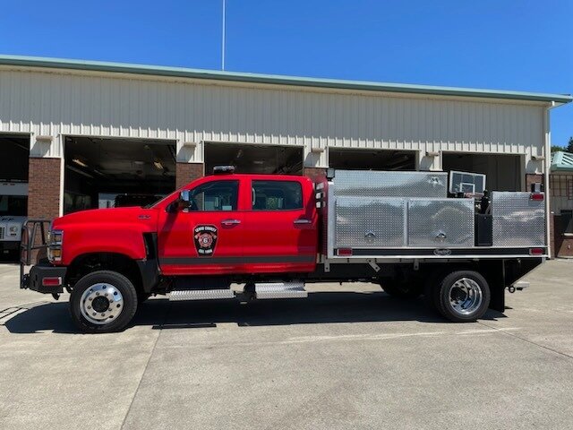 Lewis County Fire District 6 announced Monday its new brush unit has been placed into service.