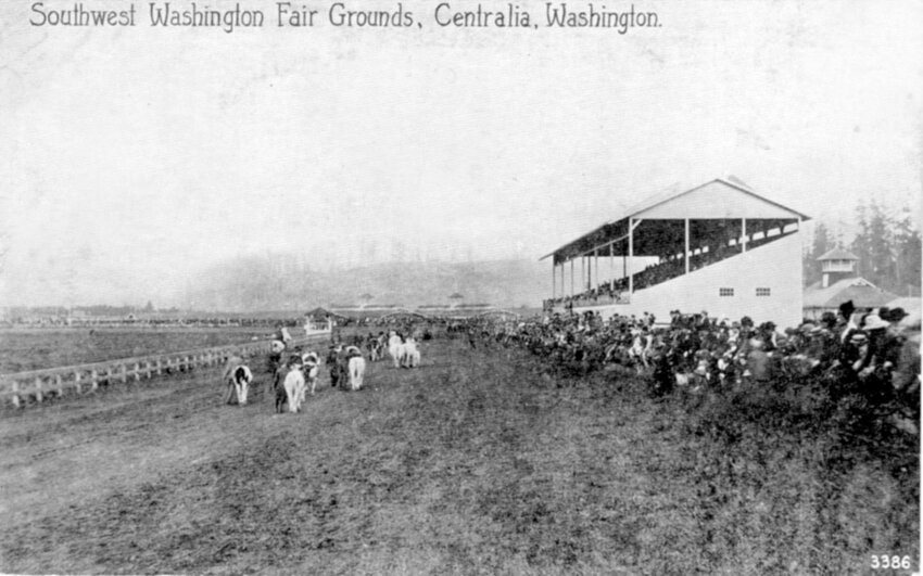 This photo of the Grandstands Arena from 1920 was shared by Southwest Washington Fair organizers 100 years later.