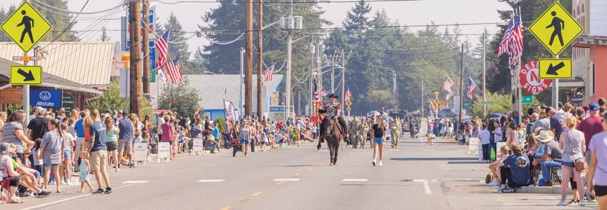 Scenes from the Rainier Round-Up Days parade on Saturday, Aug. 26.