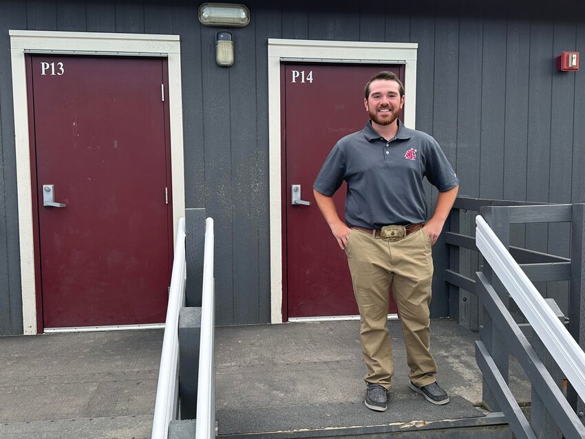 Kyle Johnson, a new teacher at Yelm High School, had his first day on campus on Sept. 5.