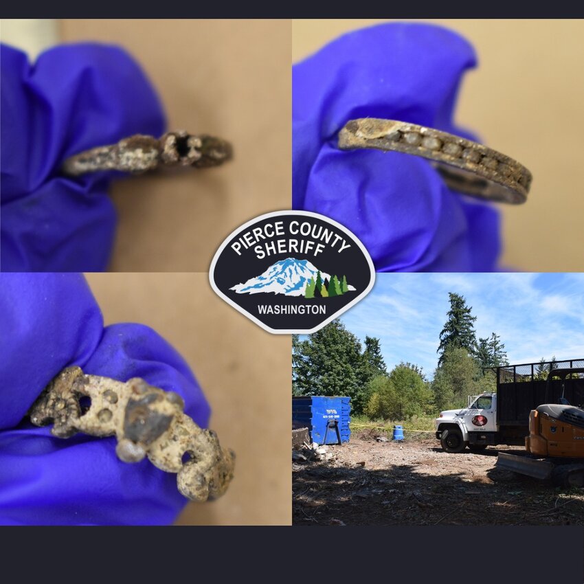 While the Pierce County Sheriff's Department waits for DNA evidence to be analyzed, it is asking the public to take a look at the rings the victim was wearing. The rings appear to be valuable and could be family heirlooms. If you recognize these rings or think you know the identity of this woman, submit an anonymous tip to Crime Stoppers or call the sheriff's department.