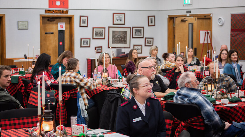 Roughly 50 people attended the Lewis County Salvation Army&rsquo;s Love Beyond Breakfast Thursday morning, which served as the kick off event for the annual Red Kettle Campaign.