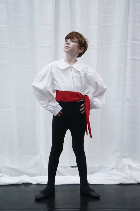 Alexander Kellum poses in his costume for &quot;The Nutcracker&quot; at Centralia Ballet Academy.
