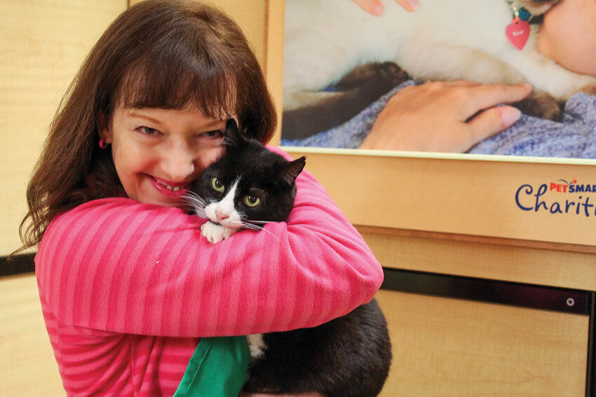 Diane Stevens, head of public relations and marketing, has been volunteering with Furry Friends for nine years.