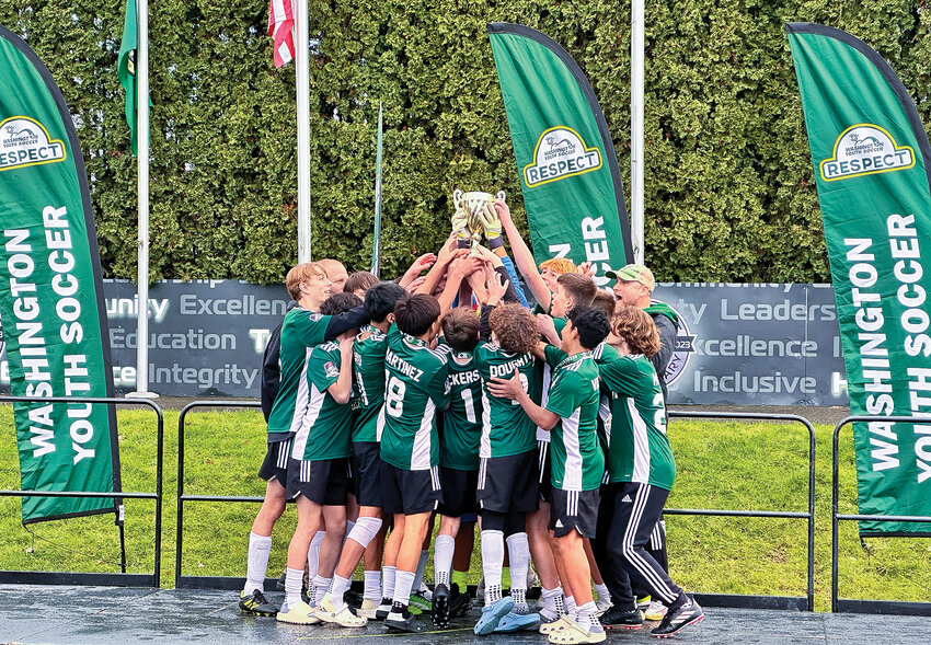 courtesy photo  Woodland&rsquo;s U15 youth boys recreational team Venom won the Washington Youth Soccer Recreational Cup on Sunday, Dec. 10 at the Starfire Sports Complex in Tukwila.