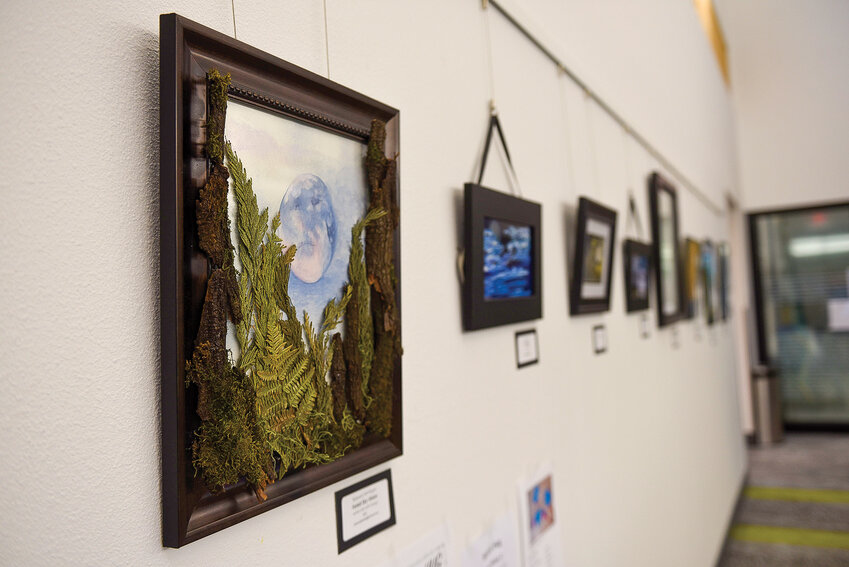 &ldquo;The Moon&rdquo; art exhibit, hosted by The Ridgefield Art Association, will be available at Ridgefield Community Library until Dec. 31.