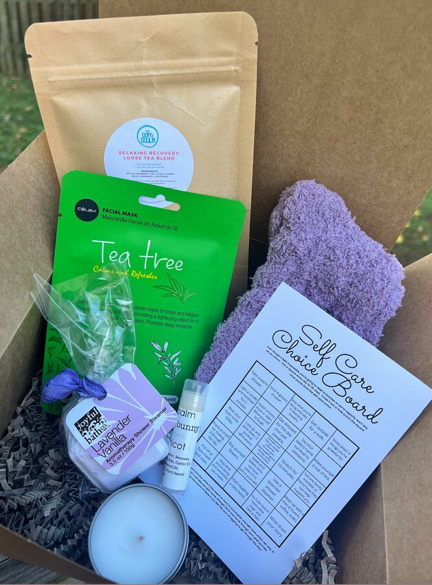 A care package provided by Aaliya In Action is pictured in this photo from columnist Julie McDonald.