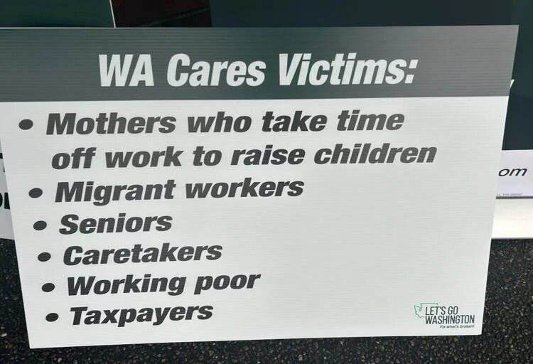 Voter advocacy group Let&rsquo;s Go Washington submitted nearly 425,000 signatures Thursday afternoon for Initiative 2124, which would allow mothers, seniors, migrant workers, caretakers, and others to opt out of WA Cares, the state&rsquo;s mandatory payroll tax long-term care insurance program.