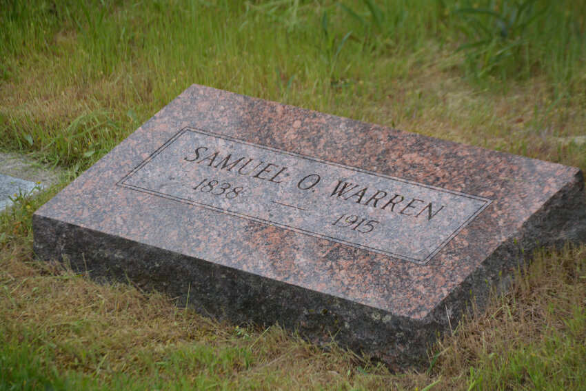 Samuel Warren, who is considered a founding father of Roy, has his final resting place at the Roy Cemetery.