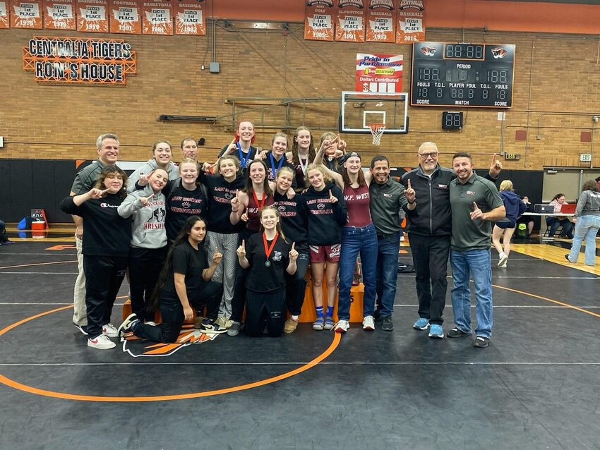 With five finalists and two champions, the Lady Bearcats claimed their second-straight 1B/2B/1A/2A Region 2 girls wrestling tournament championship on Saturday at Centralia High School.&nbsp;