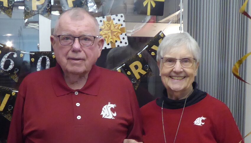 John and Mary &ldquo;Peg&rdquo; Peterson celebrated their 60th wedding anniversary on Feb. 8 at their home near Chehalis.