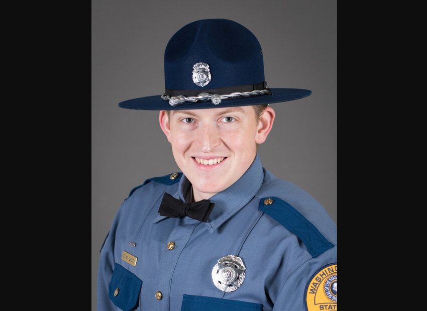 The trooper, identified as Christopher Gadd, died at the scene.