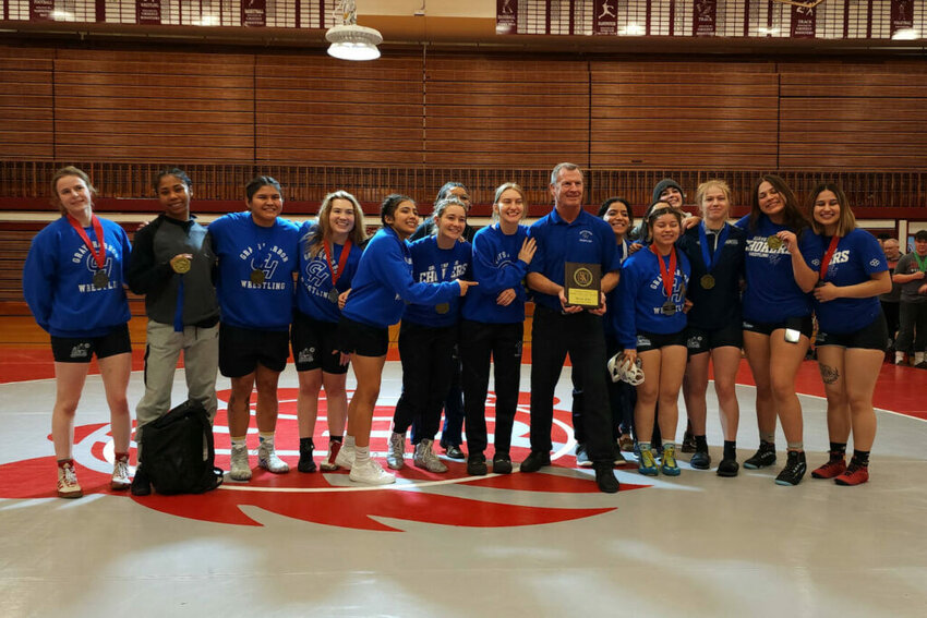 The Grays Harbor College women&rsquo;s wrestling team placed first at the NWAC Northwest Conference Championships on Saturday at Hoquiam High School.