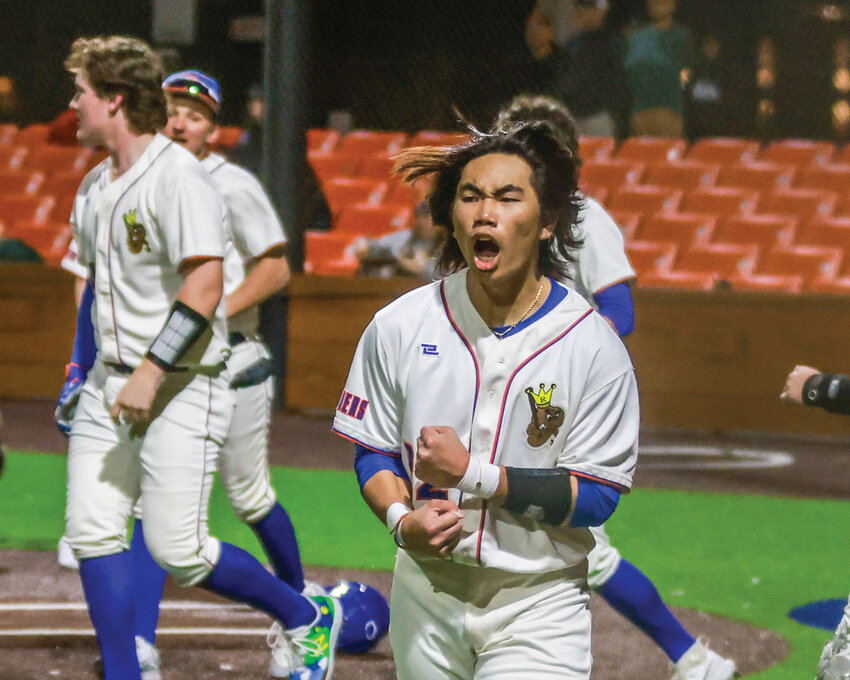 After 16 innings, Ridgefield&rsquo;s Colton Warren brought in Deven Savella to win 4-3 on Friday, March 29, over the Columbia River Rapids. Savella was fired up for the win after nine extra innings.