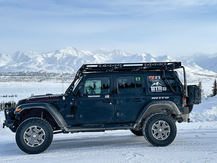 Battle Ground City Councilman Shane Bowman participated in the Alcan 5000 car rally &mdash; a time-speed-distance road rally taking drivers from the Seattle metropolitan area to Anchorage, Alaska &mdash; in his Jeep Wrangler Rubicon from Feb. 21 to March 1.