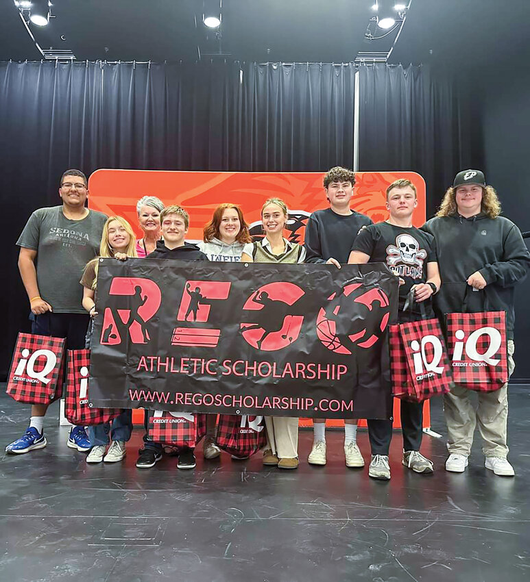 The Rego Athletic Scholarship awarded student athletes at Battle Ground High School with grants in March.