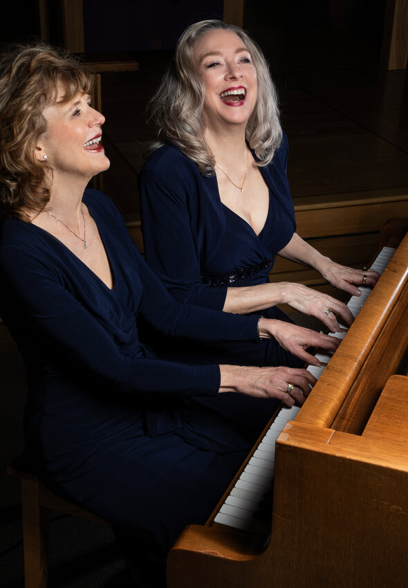 Musicians April Duvic and Janet Reiter-Galbraith will perform a concert to benefit Reprise Choir Sings on Sunday, May 5.