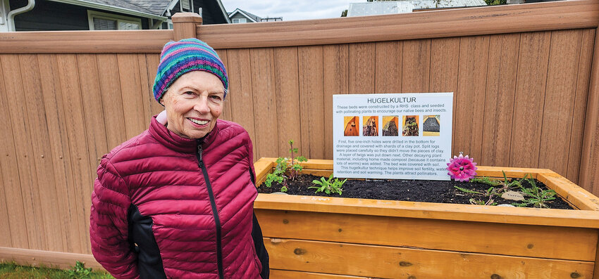 At 88, Kathy Winters continues to advocate for native plants and sustainable gardening practices at the Ridgefield Community Garden.