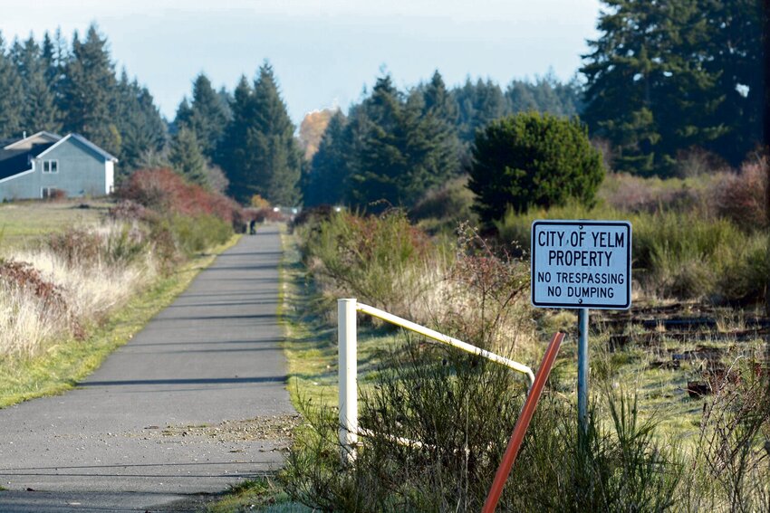 The Yelm Prairie Line Trail can be located on Rhoton Road and spans down NP Road Southeast.