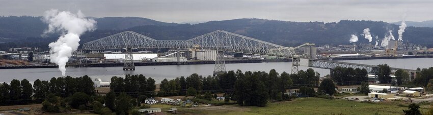 The Lewis and Clark Bridge that crosses the Columbia River is pictured in this photo provided by state Sen. Jeff Wilson.