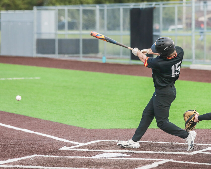 Prairie&rsquo;s Camden Hern recorded three hits in four plate appearances during the Falcons&rsquo; 5-2 win over the Battle Ground Tigers on Tuesday, April 30 at Heritage High School.