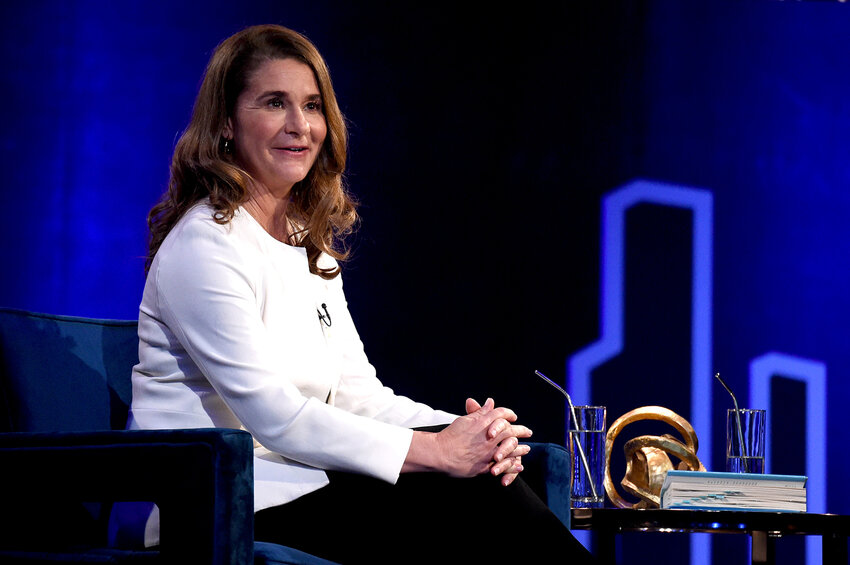 Melinda Gates speaks during Oprah's SuperSoul Conversations at PlayStation Theater on Feb. 5, 2019 in New York City.