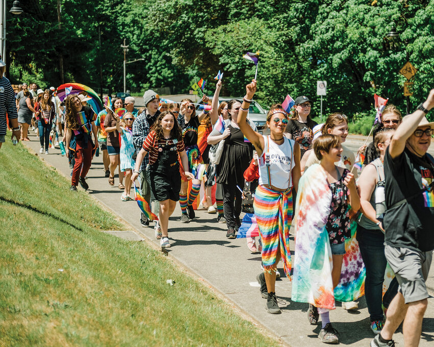 The Rainbow Walk Festival will open at 11 a.m., Sunday, June 2, at Holley Park in La Center, and will feature various activities including face painting, arts and crafts, and a book giveaway.