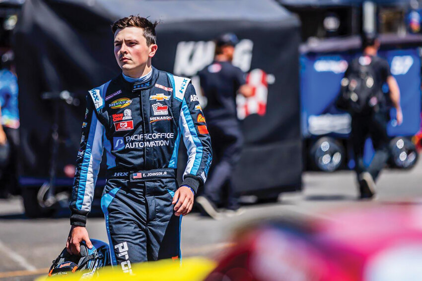Eric Johnson Jr., a La Center native, has secured two top 10 finishes in four races in his first full season on the Arca Menards Series West, a NASCAR touring series.