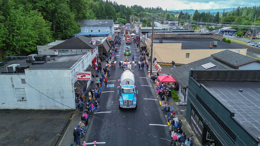 The Winlock Egg Days parade rolls through town on Saturday, June 15.