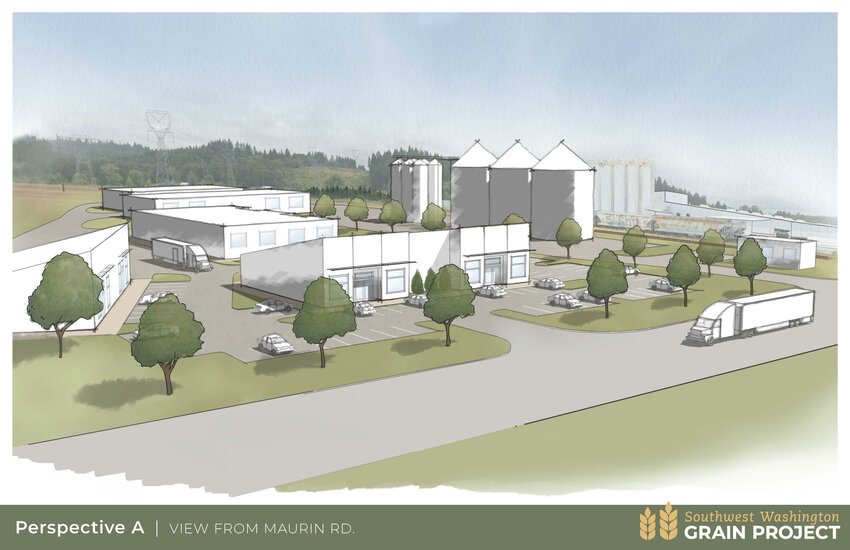 Southwest Washington Grain Project rendering.