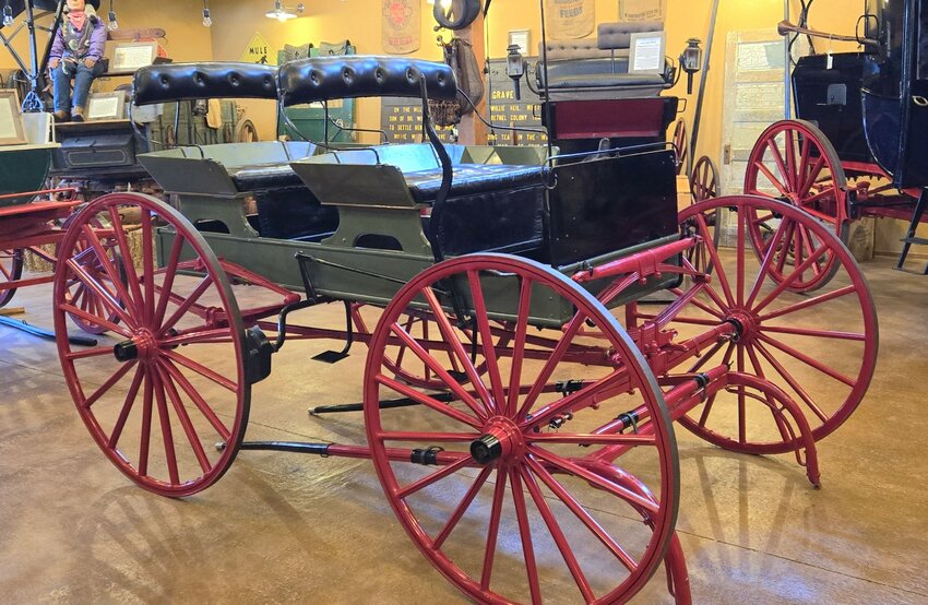 An 1890s Studebaker Village Wagon is the latest addition to the Northwest Carriage Museum in Raymond.