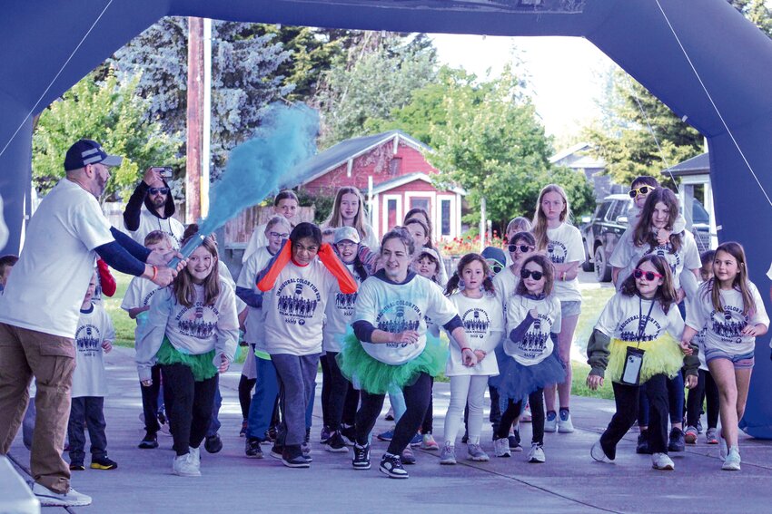The YARD color fun run is one of the many activities the organization hosts in Yelm.