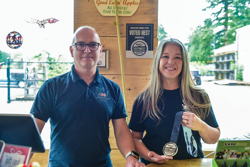 Anthony Kasziewicz and Brandy Ross, co-owners of the Woodland Corner Store & Deli, have operated the establishment for five years, weathering the challenges of the COVID-19 pandemic. On May 22, residents recognized the store with the “Best Sandwiches in Southwest Washington” award in the 2024 Best of Southwest Washington online community vote, hosted by Flyways Markets.