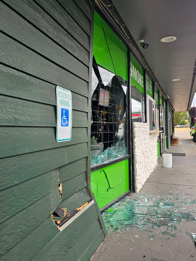 King Cronic endured damage to its window, walls and structural support after a vehicle crashed into the building Aug. 13.