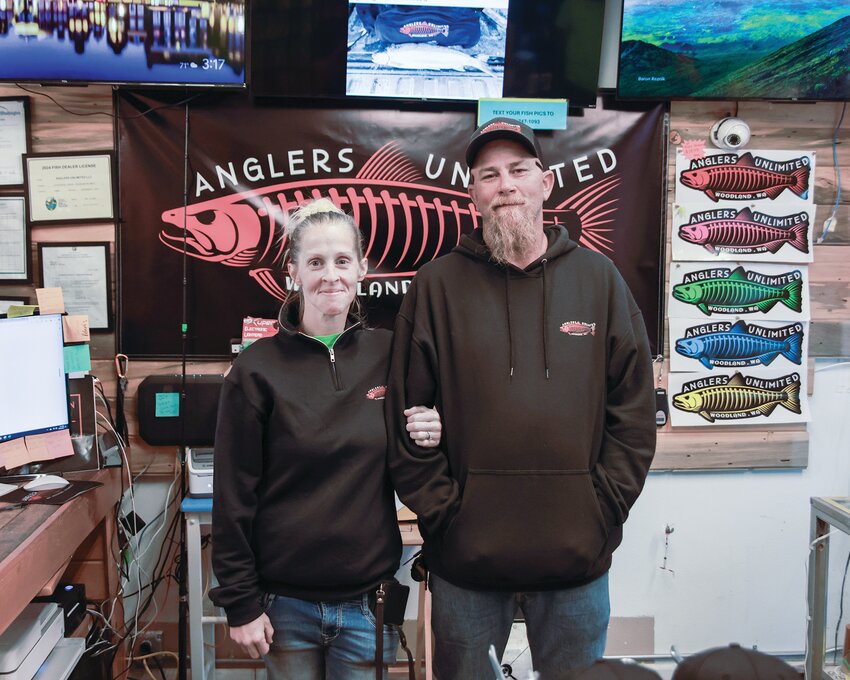 Jen and Robert Day, a husband and wife duo, bought Angler’s West in Woodland and have been striving to put the “unlimited” into the store’s new name, Angler’s Unlimited.