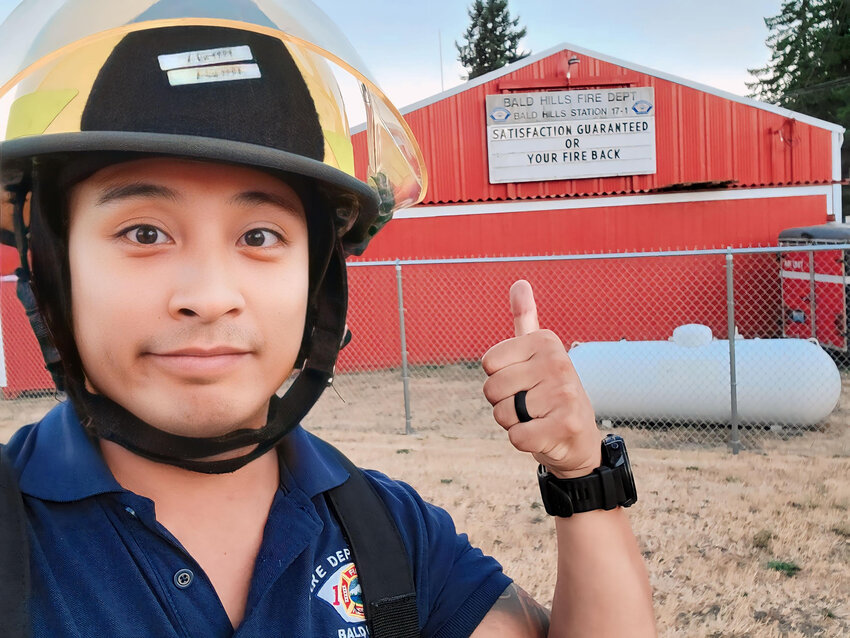 Jonathan Lu is advocating for volunteerism in fire departments with his Military Medic of the Year award platform.