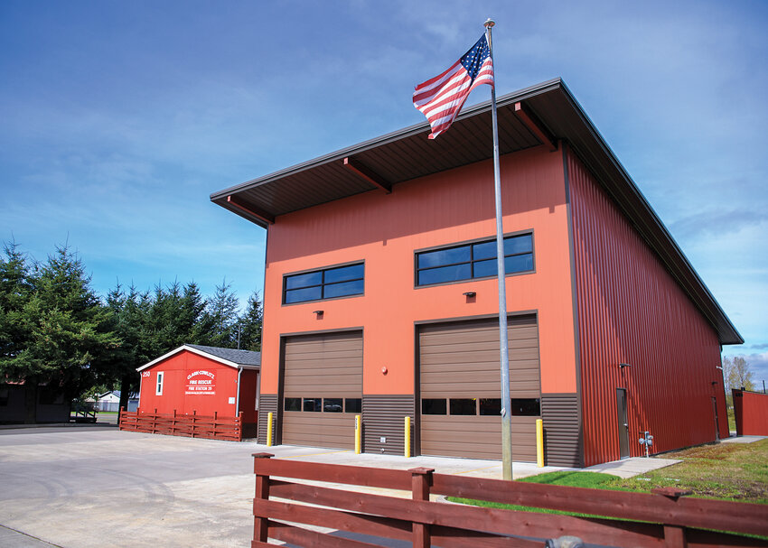 Clark-Cowlitz Fire Rescue's Station 29 in Woodland currently uses a temporary manufactured home to house its three to four emergency responders. An expansion, slated for late 2025 or early 2026, will make room for more staff as emergency response needs grow in Woodland.