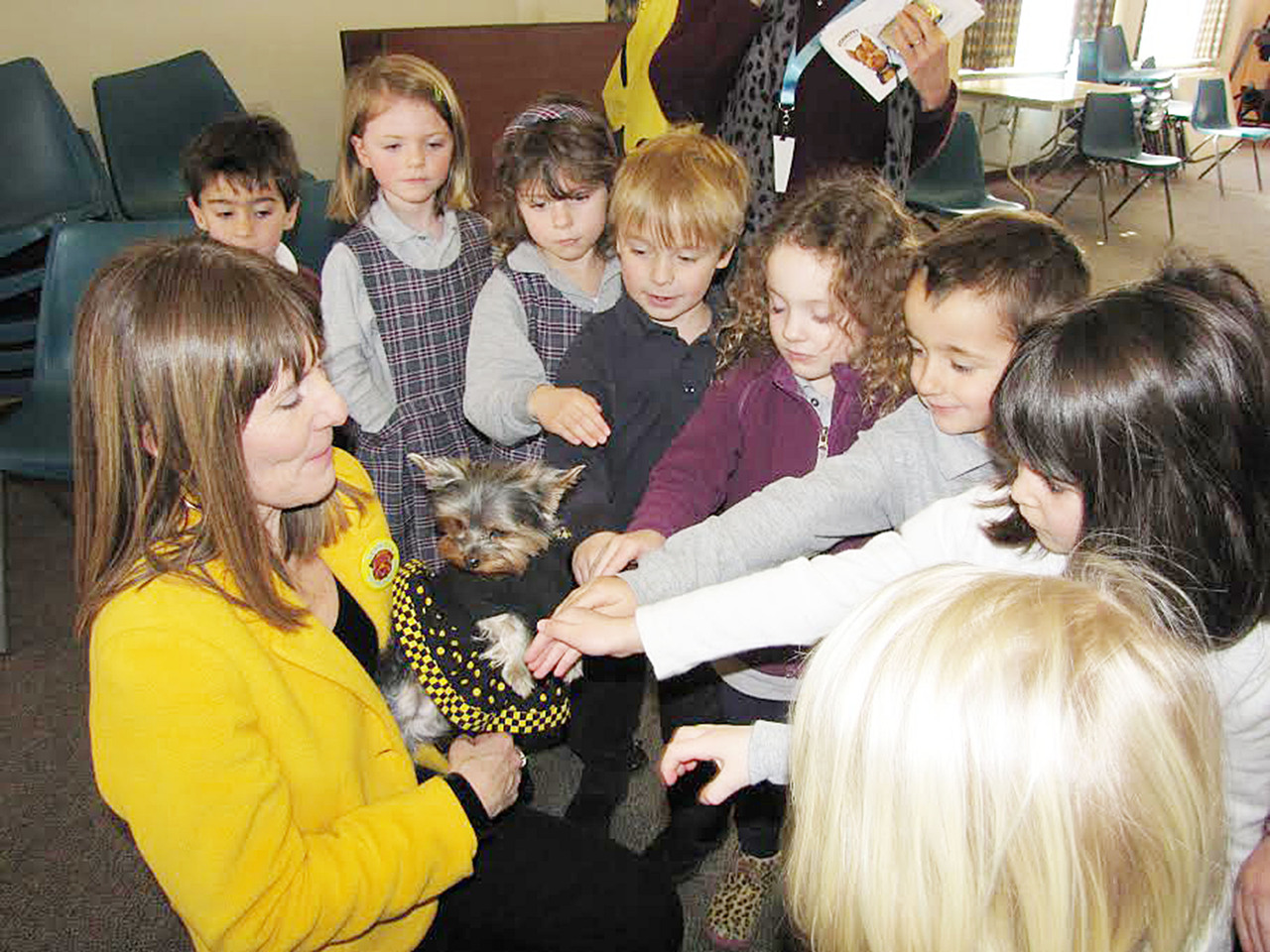 St. Philomena School Schmitty the Weather Dog Rhode Island